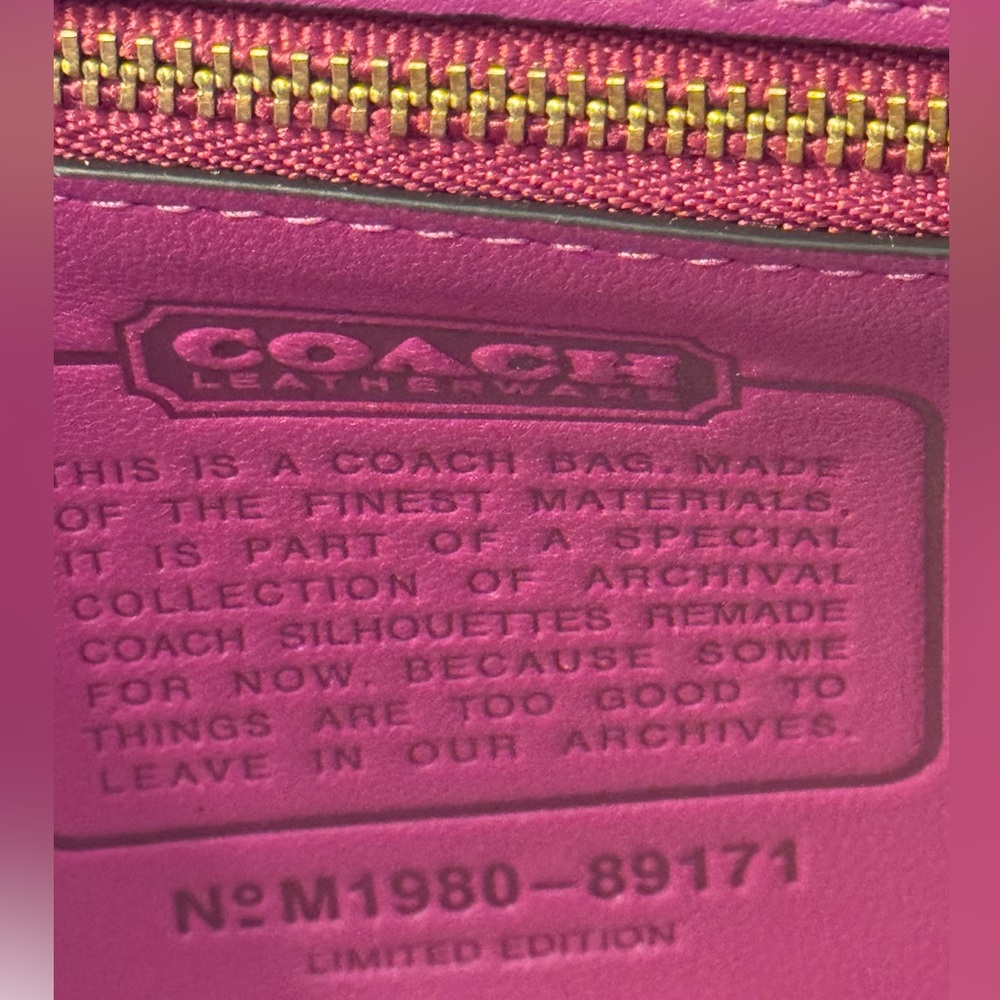 AUTHENTIC Coach Dinky Colorblock - Limited Edition GloveTanned Leather Bag - Picture 11 of 15